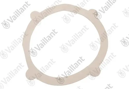 Vaillant-Dichtung in runder Form mit Ansatzpunkten zur Befestigung, geeignet für verschiedene Systemanwendungen.